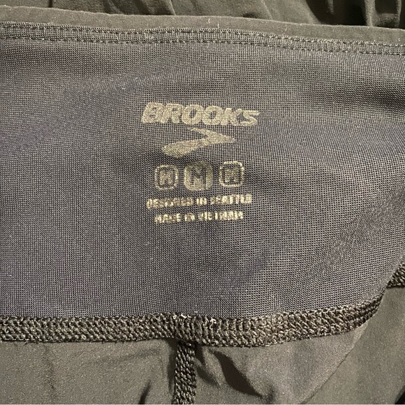 Brooks Black Lightweight Capri Running Athletic Pants - Picture 4 of 4